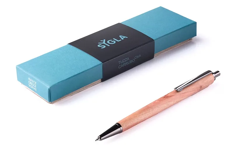 Penna Sygla Tuzza in legno - Carrubo